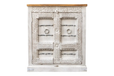 Antique Indian Floral Hand Carved Solid Wooden Vanity 86x40x97cm A0119  -